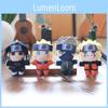 Plush Short Naruto Stuffed Doll Keychain Sasuke Kakashi Character For Decor Fans