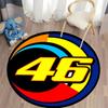 Bold Racing-Themed Carpet for Sports Enthusiasts Round Carpet for Home Sofa Bedroom, Gift