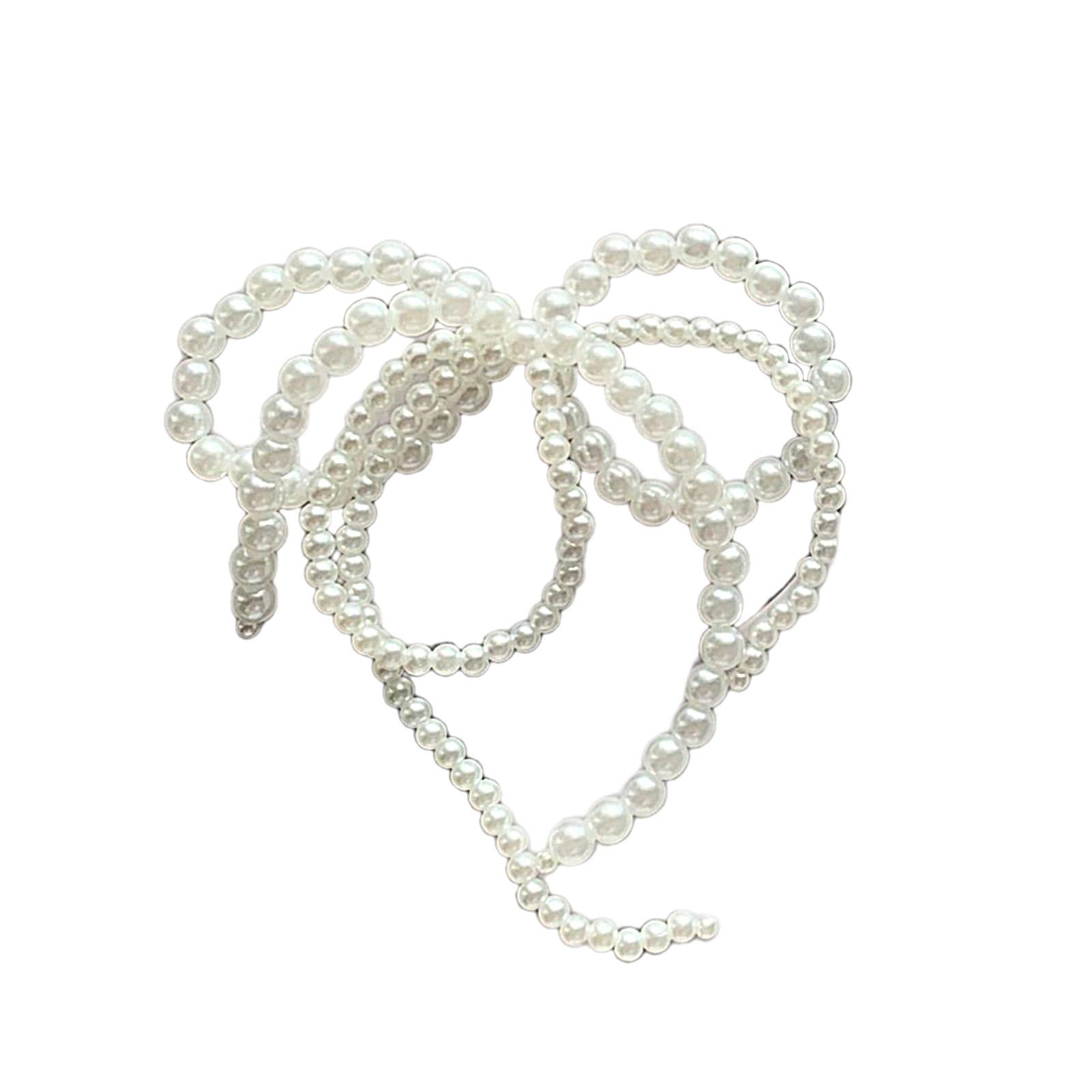 

Элегантный жемчужный бант-шарм для изготовления ювелирных изделий, ожерелья, брелока, серег, поделок, пряжки для обуви, украшения, аксессуары