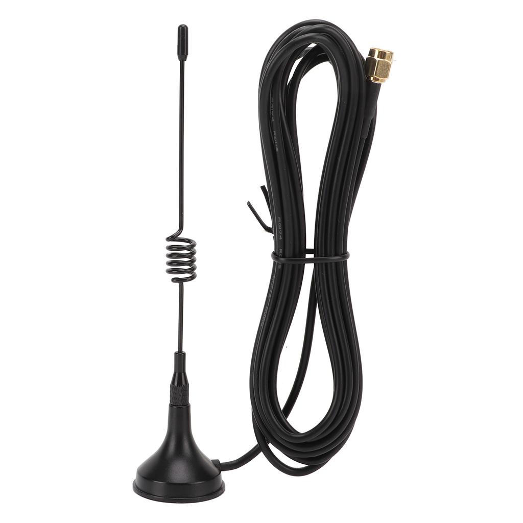 Radio Antenna 5DBI 423‑443mhz Omnidirectional High Gain with Magnetic Base for LORA Module Security Alarm Smart Home