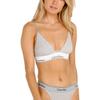 Calvin Klein Minimalist Letter Trim Bra Women underwear Gray QF1061-020