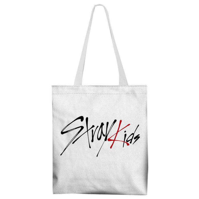 KPOP Demon Hunter Girls Group Anime Cartoon Film and Television Peripheral Canvas Bag Shopping Bag Shoulder Bag CLE