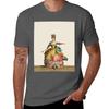 Marie Antoinette Antique Color Lithograph Tshirt Casual Daily Wear Short Sleeve Top Tshirt