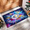 Manchester City Printed Flannel Area Rug Non Slip Soft Polyester Floor Carpet Indoor Decor Mat for Bedroom Living Room Sofa