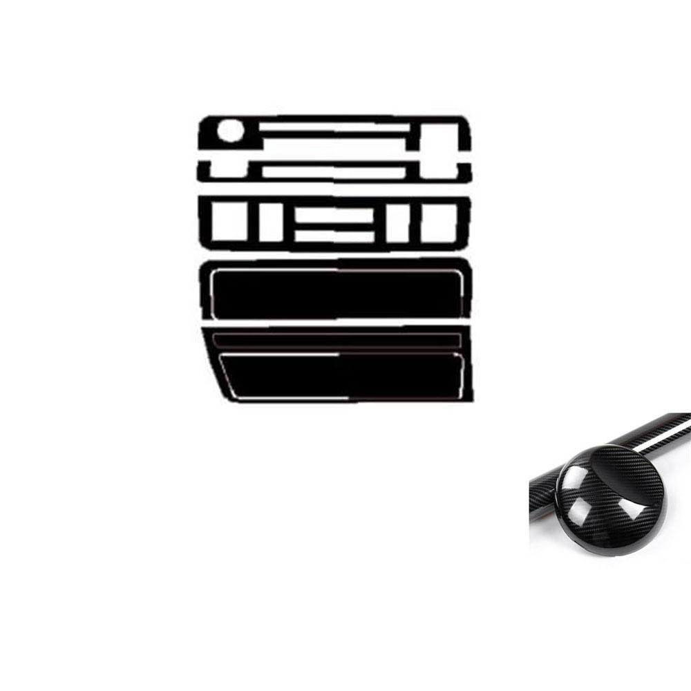 For 1998-2005 BMW 3Series E46 5D Interior Glossy Carbon Fiber Sticker Wrap Trim