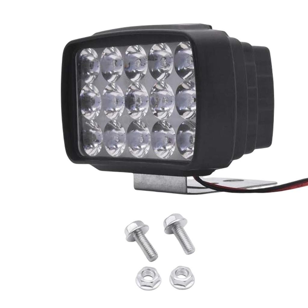 15 LEDs Motorcycle Modification Headlight Replacement Fast Start Long Range Driving Light Spot lamp