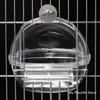 Pet Bird Parrot Transparent Bathing Tub Bathtub Shower Box Hanging Cage Decor Bird Supplies