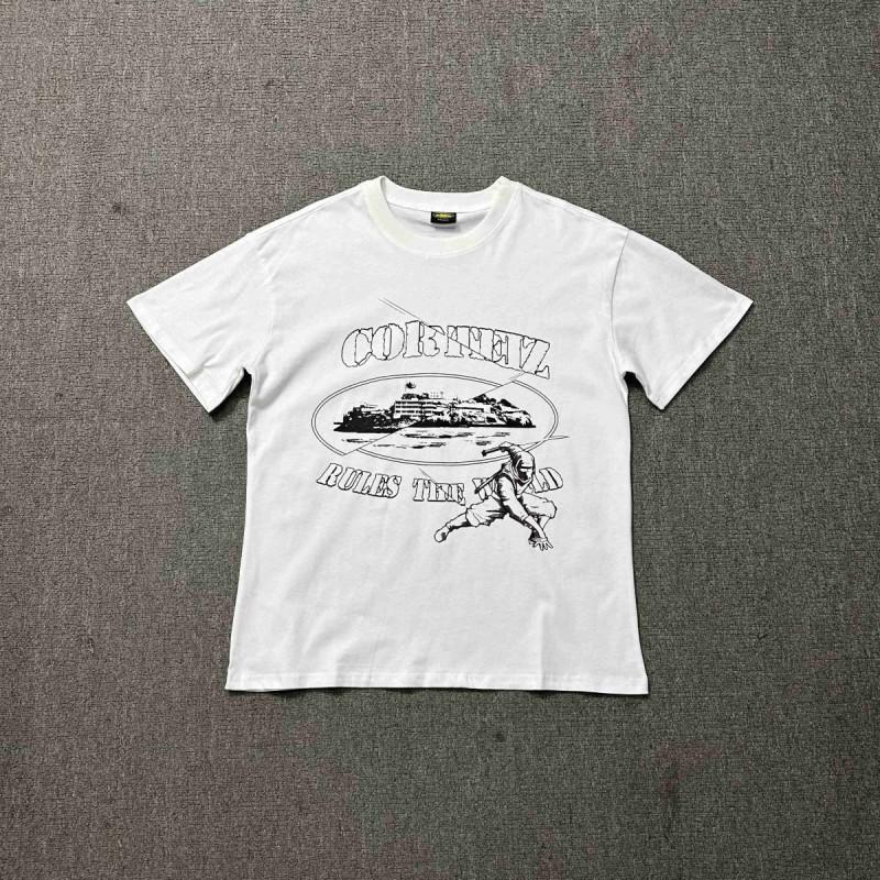 Corteiz Short Sleeve T-Shirt Streetwear Casual Hip Hop Couple Tee Men Women