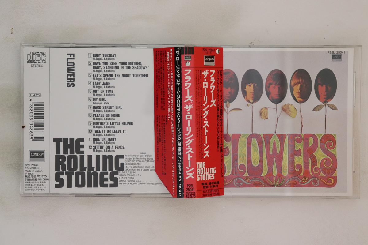 

CD ROLLING STONES - Flowers P25L25041 ЛОНДОН 1989 Япония Оби Рок Б/у