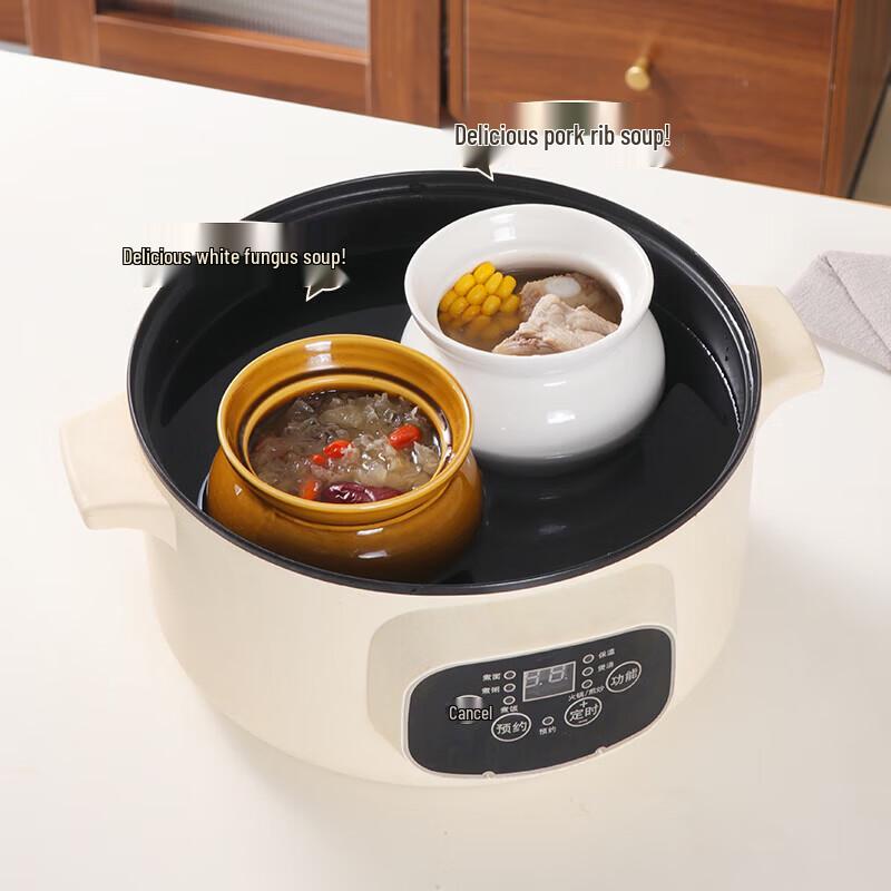 Ceramic Stew Pot with Lid and Spoon