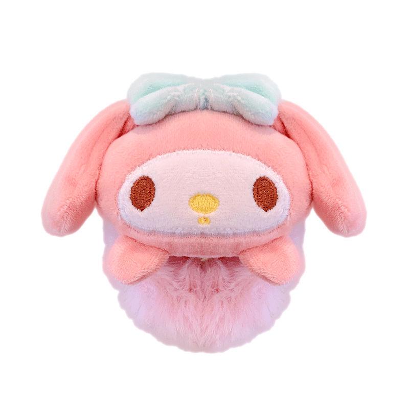 Sanrio Cinnamoroll, Melody & Kuromi Cute Plush Hair Ties for Kids