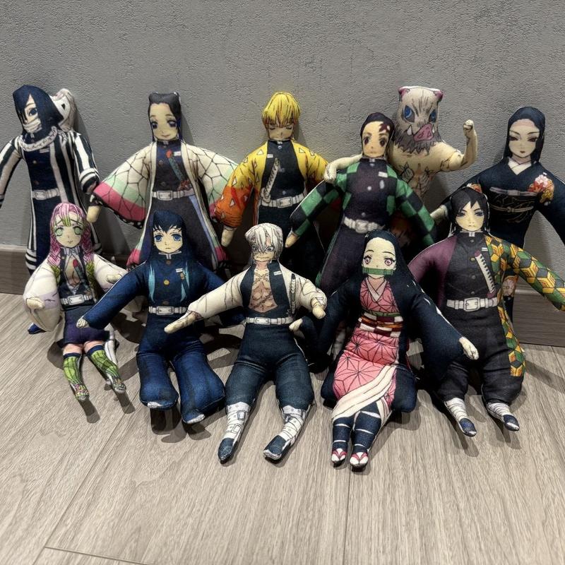 Demons Slayers Kimetsu No Yaiba Kochou Shinobu Kamado Tanjirou Kamado Nezuko Plush Toy Action Figure Abstract Stuffed Doll Gifts