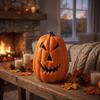 Duża dynia na Halloween Dekoracja do wnętrz na zewnątrz Jesienna impreza