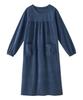 Nissen Fluffy Fleece Lounge Size 5L Pajamas/Loungewear, Autumn/Winter Top, Dress, Navy,