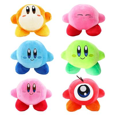 Star Kirby Λούτρινο λουρί 6 τμχ Star Doll Stuffed Animals Cute Soft Collection Anime Παιχνίδι συμβατό με Nintendo