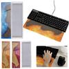 Silicone Keyboard Wrist Rest Pad Mold Wrist Support Resin Mold Rectangle Epoxy Casting Mold for DIY Crafts Home Decors