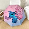Lilo Stitch Love 8 Ribs 3Fold Black Glue Uv Protection Umbrella Sun Protection Rainproof Compact Folding Umbrella For Travel Daily Use C924739