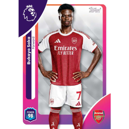 Topps Premier League 2025/26 Starter Pack | Includes 10 New Trading Cards, Binder, Checklist + 1 Gold Lion Card.