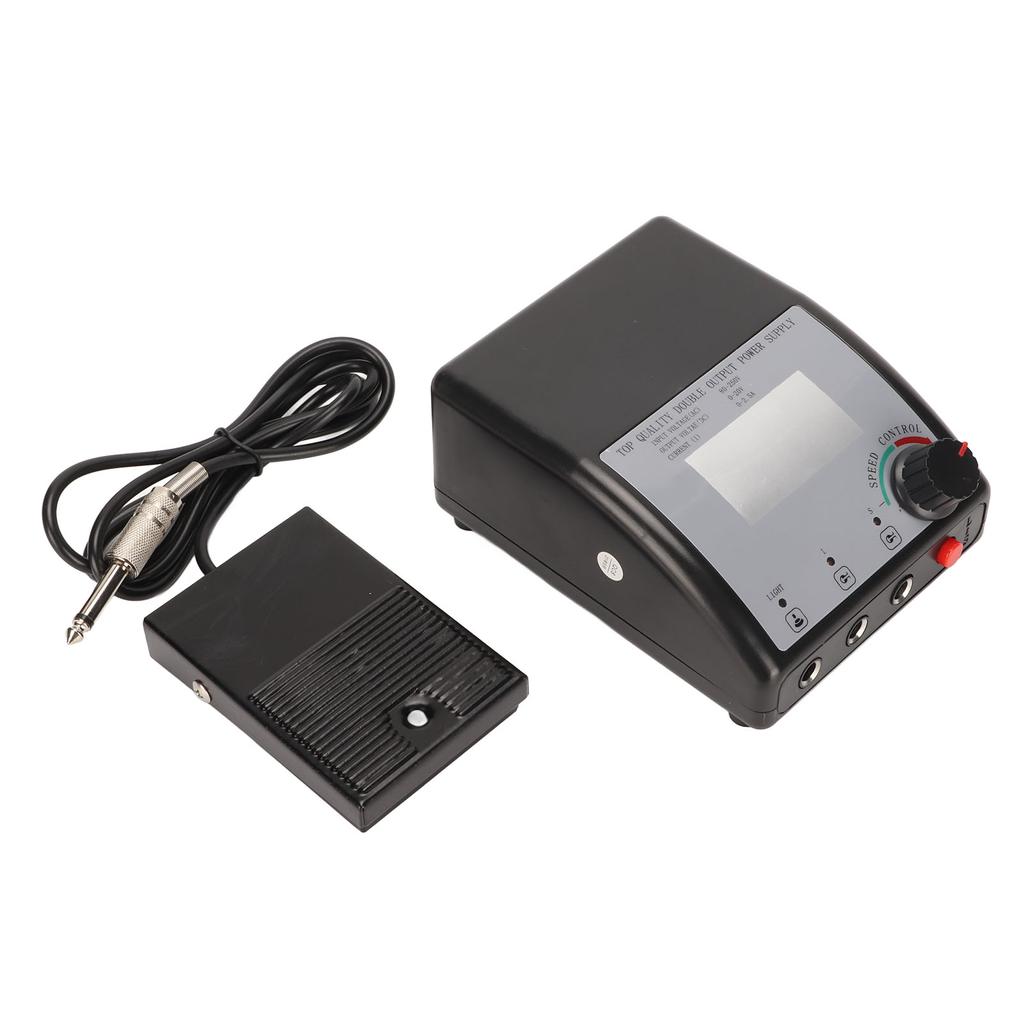 4pcs Tattoo Power Supply Kit Complete Professional Liner Shader Alloy Silicone Tattoo Clip Cord