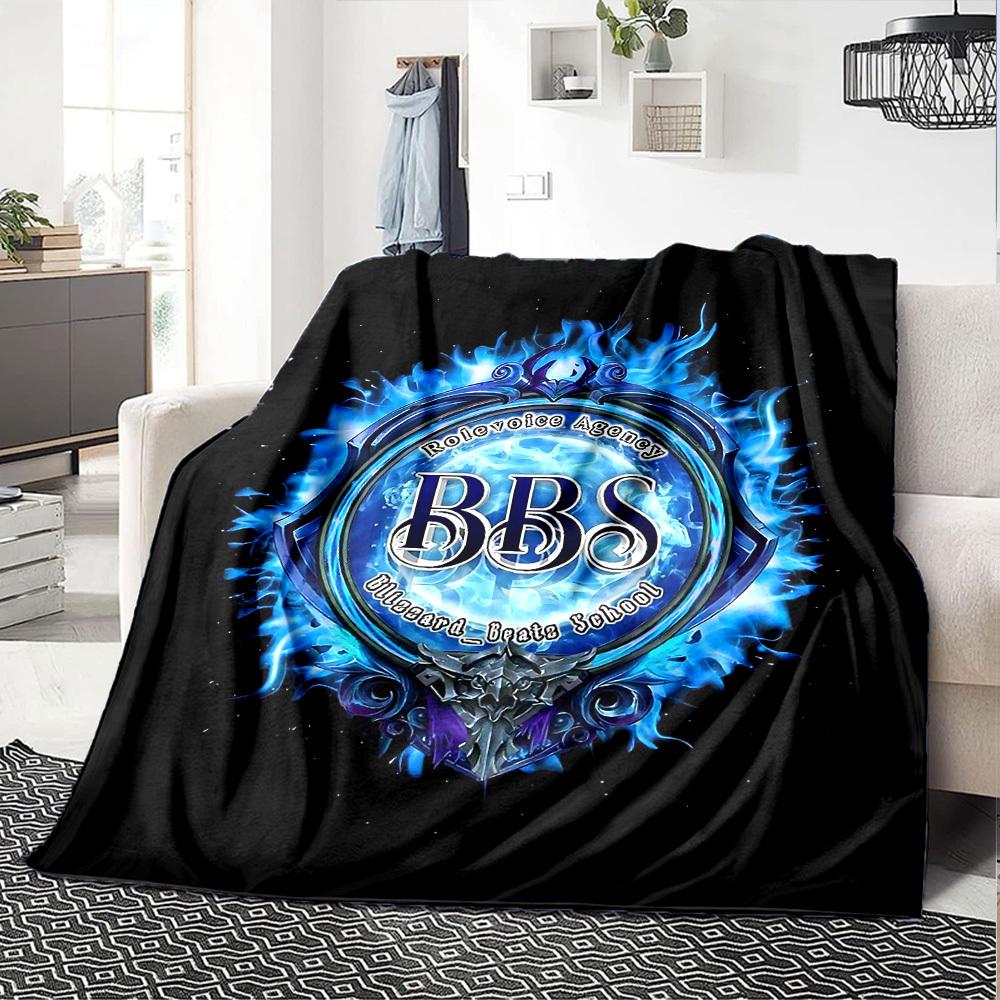 1pc BBS Rolevoice Agency Soft Flannel All Season Throw for Home, Office, Outdoor UseDurable Comfort Soft Warm Throw for Home