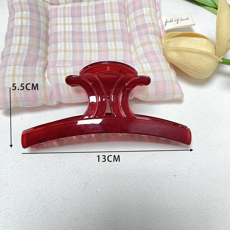 Hot-Selling Large Plastic Hair Clip for Women, Elegant and Simple Shark Clip with a High-End Feel for Updo Hair