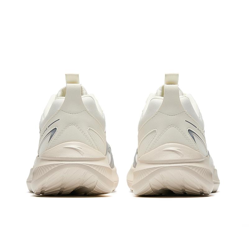 Anta Trendy Comfortable Slip-Resistant Durable Low-Top Casual Running Shoes Men sneaker Ivory-White Mud Fog-Gray 912515516-3