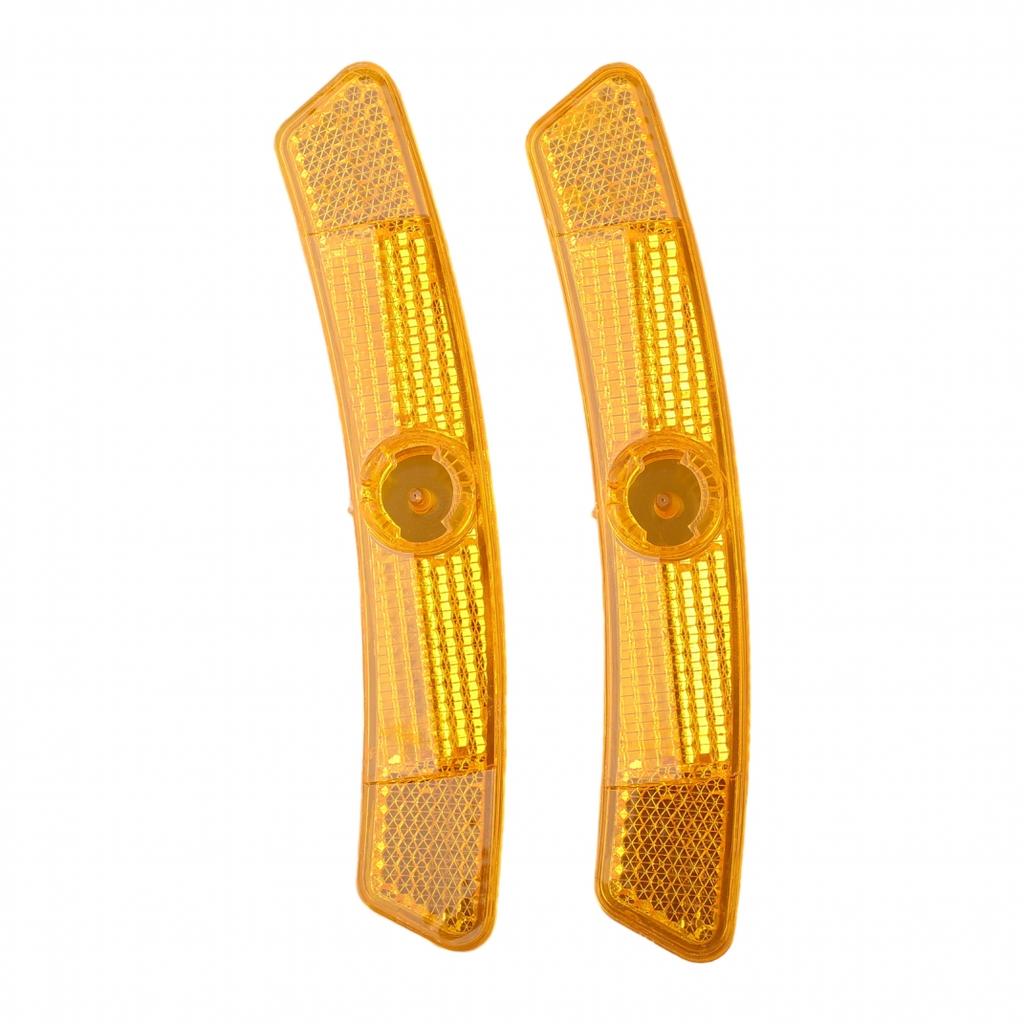 Bicycle Reflectors Front Rear Mount Plastic Reflective