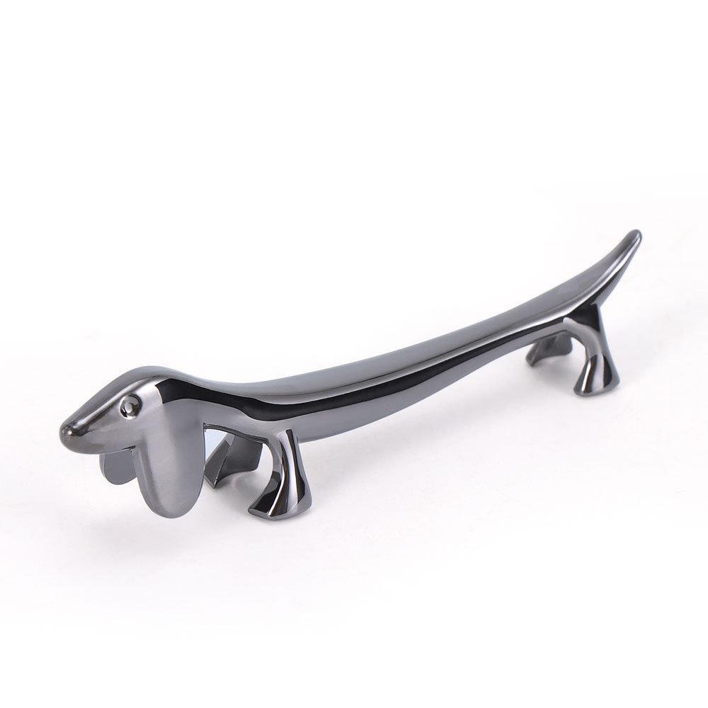 Zinc Alloy Dog Chopstick Rest - Tableware Fork & Spoon Holder Ornament