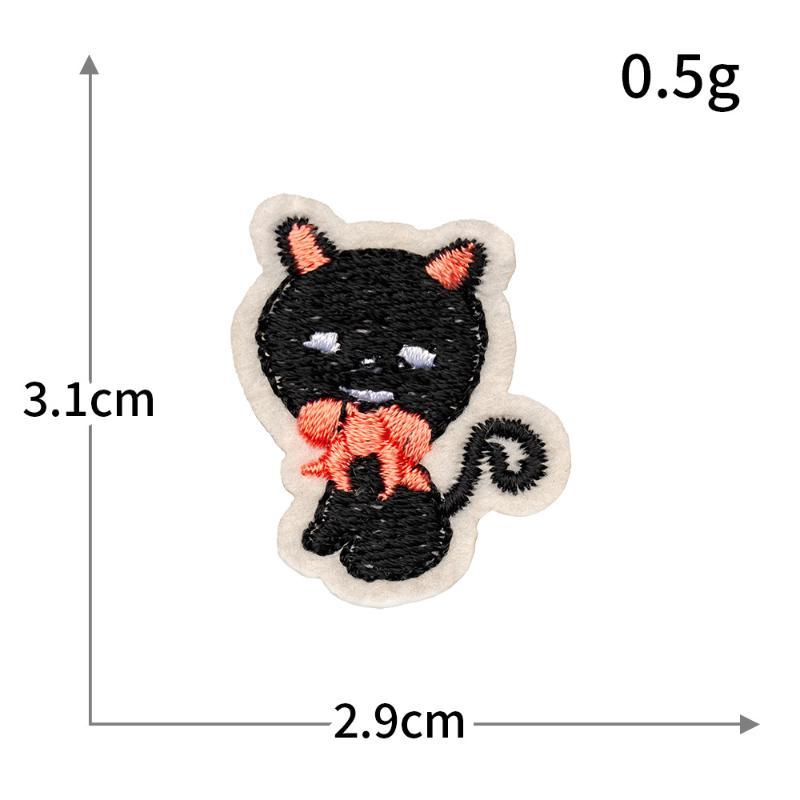 5/20 Stück Mini Süße Tiere Aufnäher Aufbügeln Stickerei Für Kleidung Cartoon Anime Aufnäher Für Kinderkleidung Applikationen Aufkleber T-Shirt