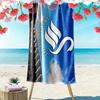 Swansea AFC Print Beach Towel, Large Soft Quick Dry Towel for Beach Camping Swimming