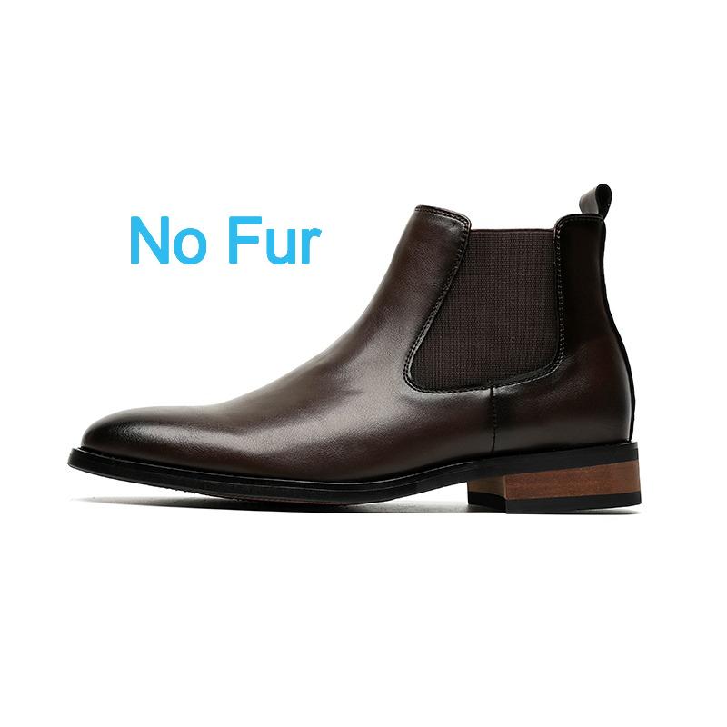 

2026Fashionable new men s boots luxurious pointed - toe durable and comfortable leather shoes office business men s formal shoes 45