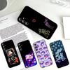Etui na telefon Anime H-hazbin Hotel Dla Samsung S24/S25/S22 S30/A51 52/Lite/Ultra/5G/Plus/FE - Cienkie Odporne na wstrząsy Czarne Ochronne