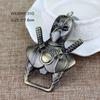 Silver Bronze Marvel Comics Deadpool Logo Metal Bottle Opener Keyring Keychain