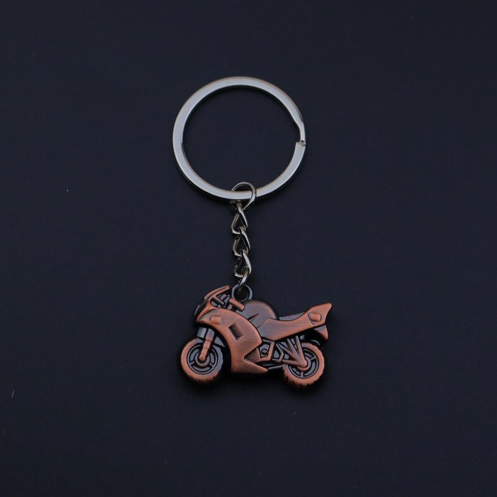 Ratchet Wrench & Piston Keychain: Car and Motorcycle Wheel Hub Modification Gift