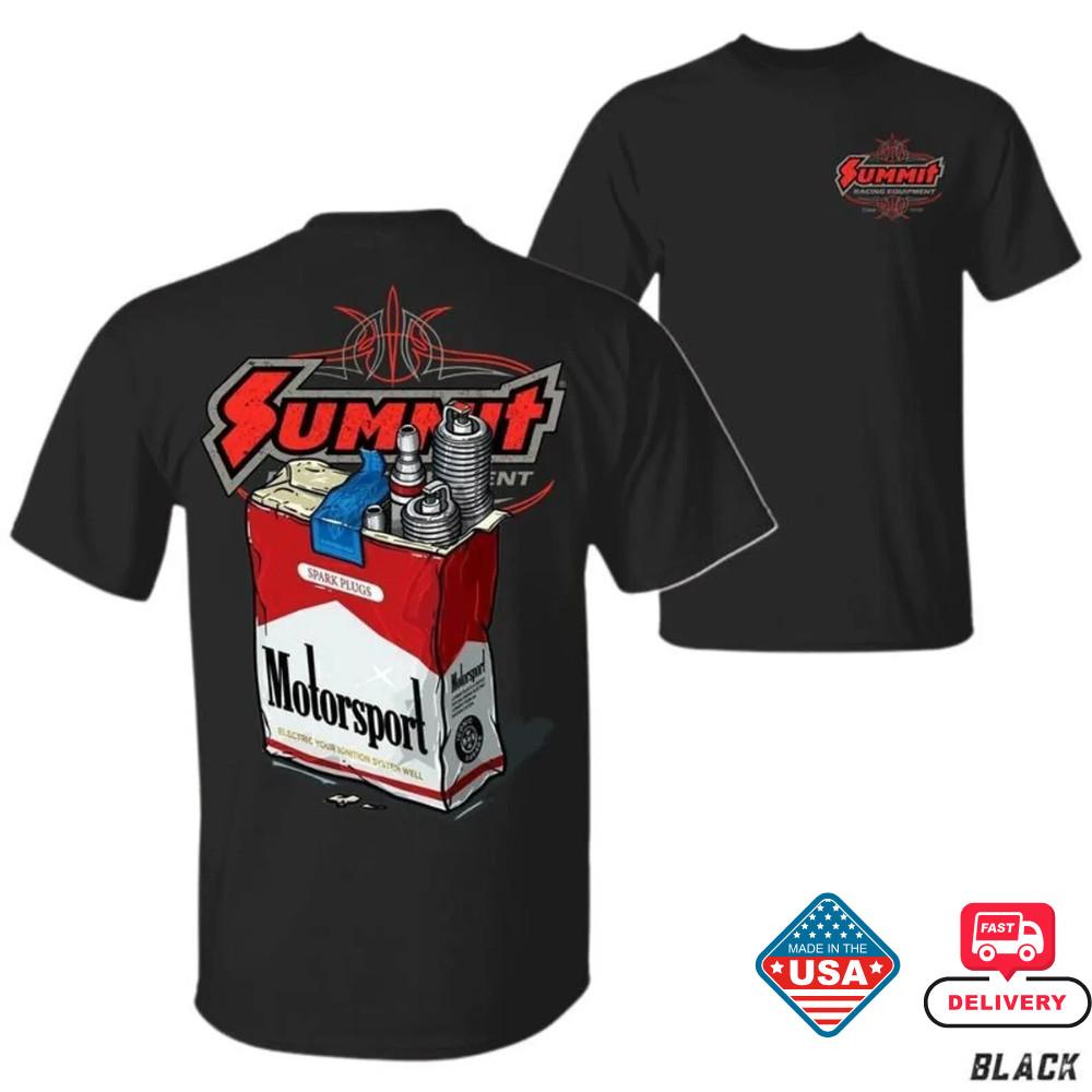 Summit Racing Motorsport Shirt Car Love Fan Gifts Two Sides Classic T-Shirt New Unisex T-Shirt XXXXL