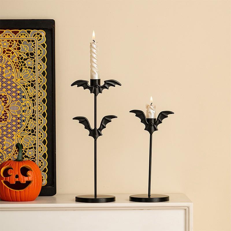 Halloweenský svícen, Železný svícen, Jídelní stůl, Vnitřní bytový stolní dekorativní předmět