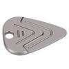 Ti Alloy Guitar Pick, Stainless Steel Chain Necklace Pendant for Guitar Bass Ukulele, Mirror Polished with Sweat Proof Wear Proof