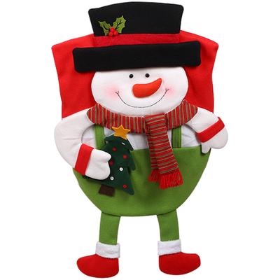 Weihnachtsdekoration Stuhl Festivalbezug Stuhlbezug Ornament Dinnerdeko