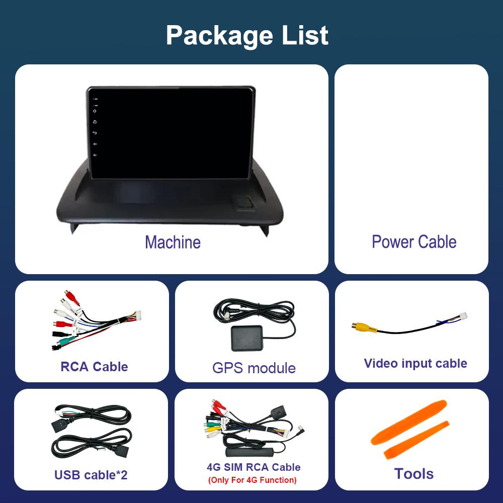 Car Radio Multimedia Player DSP Stereo Android 14 WiFi for Volvo C30 S40 V50 C70 2004 - 2012 GPS Navigation 4G Bluetooth