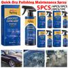 5-1 Stück 120ml Autoversiegelung Hydrophober Schutz Schnelltrocknend Autopolitur Pflege-Spray Wasserabweisendes Spray Autozubehör