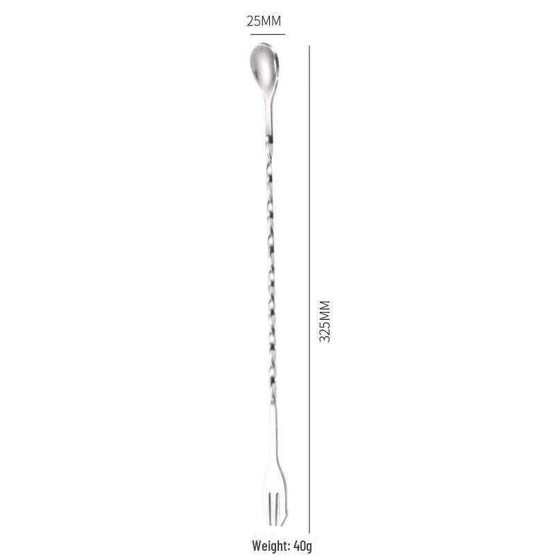 

Lijia 304 Stainless Steel Double-Headed Spiral Bar Spoon