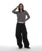 PARTIMENTO WOMEN Colorblock Double Layered Knit Sweater_Melange