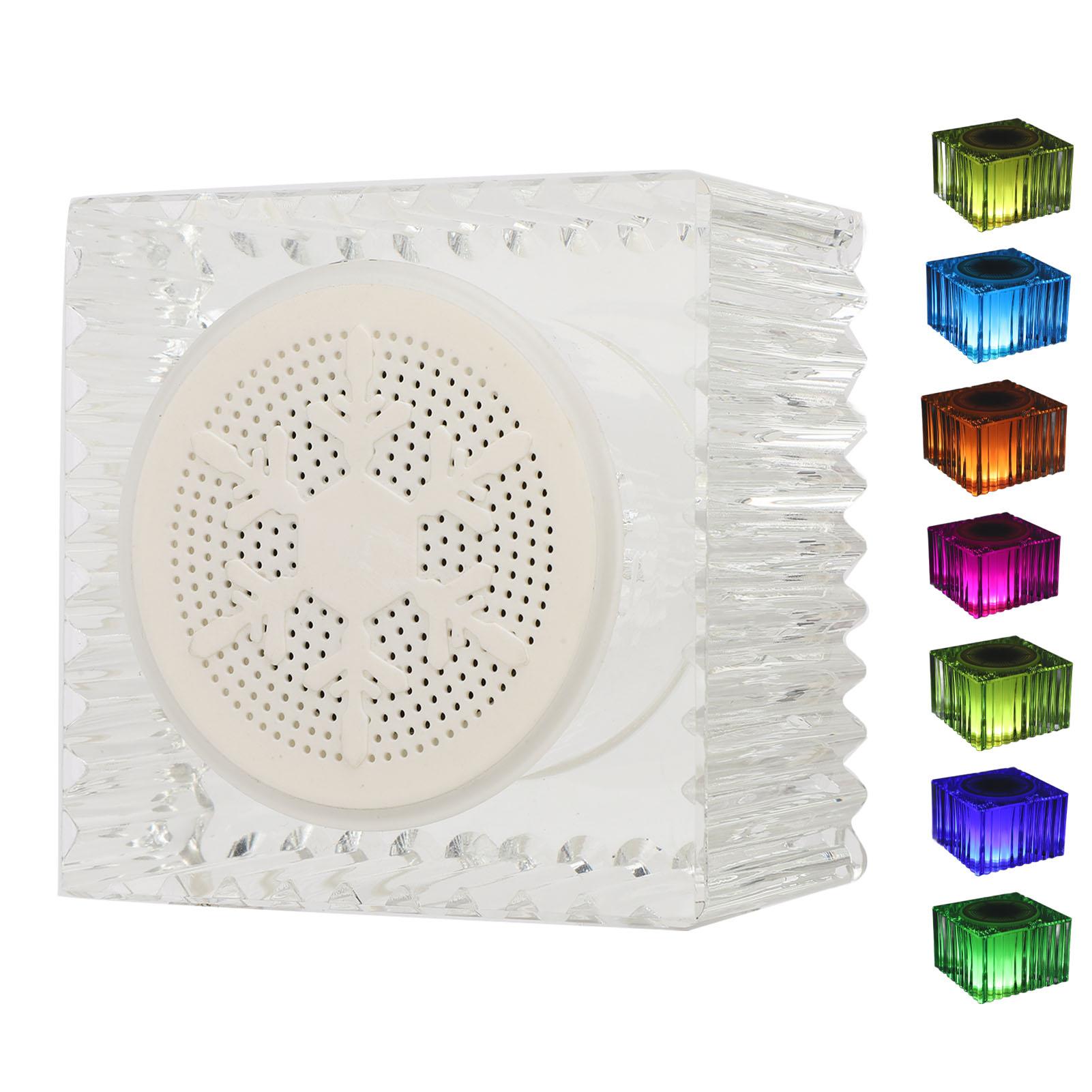 

Беспроводной ночник-динамик Bluetooth 5.0 водонепроницаемый 15 Вт 7 цветов автоматическая смена портативный прикроватный