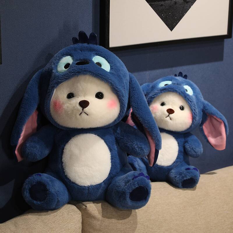 Internet Celebrity Turned Into Stitch Bear Doll Doll Machine Plush Toy Girl
