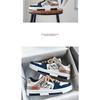 Men's Casual Platform Sneakers Lace Up Fashion Skateboard Shoes For Daily Wear
