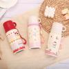 Cartoon 316 Portable Double-Wall Insulated Water Bottle, Large Capacity, Stylish Design, Three-in-One Cup for All Ages.