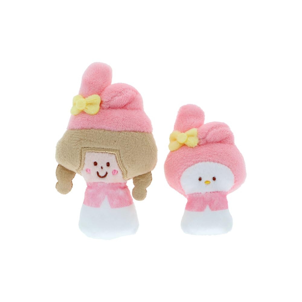 Sunstar Stationery mizutama Sanrio Characters Plush Badge Set of My S8351660 2, Melody,