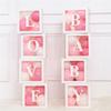 Baby Boxes with Letters for Baby Shower Wedding Birthday Party Decoration 4pcs/set Clear Box Set for Kid Boys Girls Gift