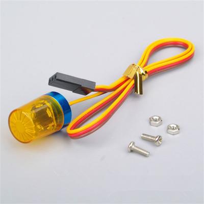 13mm X 18mm LED Flash Rotation Flasher Light Yellow Project Lamp For 1:10 RC Car
