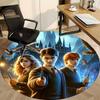 1pc Hogwarts Castle Chair Carpet for Office Non-Slip,Machine Washable Rug for Office, Room - Holiday Decor - Machine Made Yy251017298